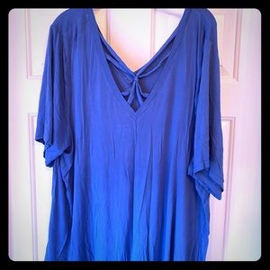 Lane Bryant Blue Blouse